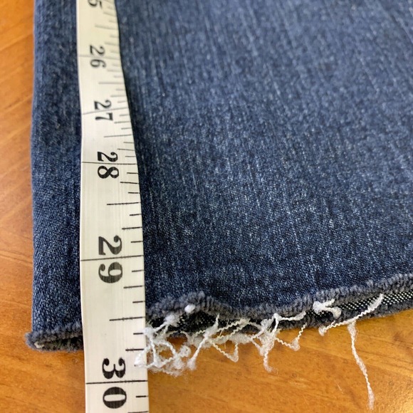 Vtg Kikit Maurice Sasson Sassoon Denim Belted Stretch Wide Leg‎ Flare Sz 12 Jean - Picture 7 of 8